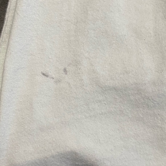 Women's Large Ivory Ella Long Sleeve Tee. Light Green with Blue Elephant - Picture 5 of 5